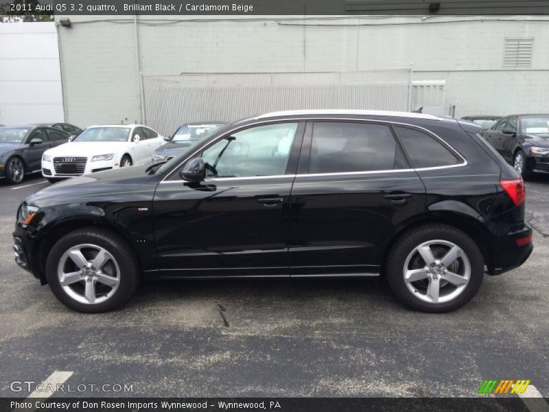 Brilliant Black / Cardamom Beige 2011 Audi Q5 3.2 quattro