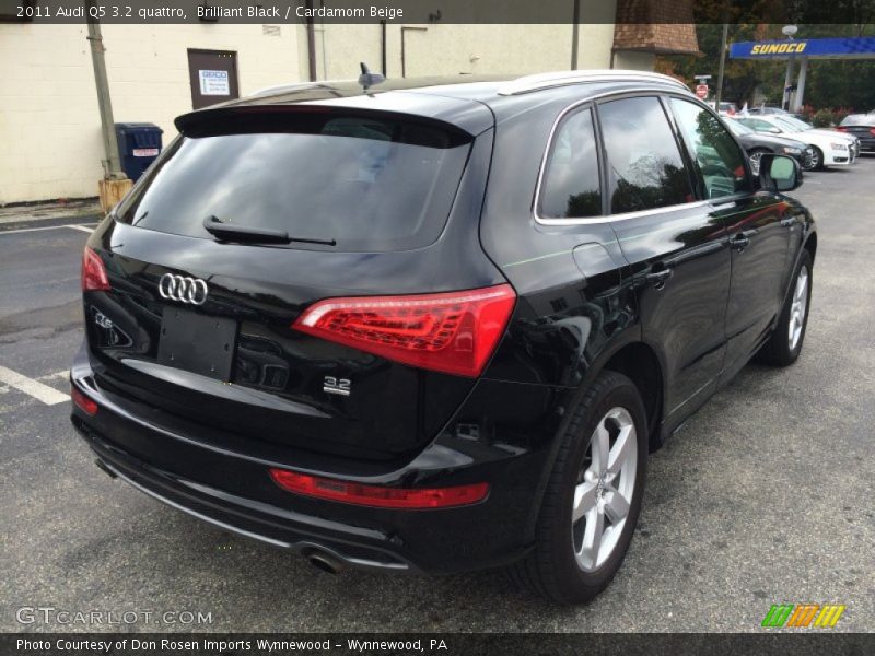Brilliant Black / Cardamom Beige 2011 Audi Q5 3.2 quattro