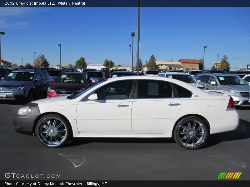 White / Neutral 2009 Chevrolet Impala LTZ