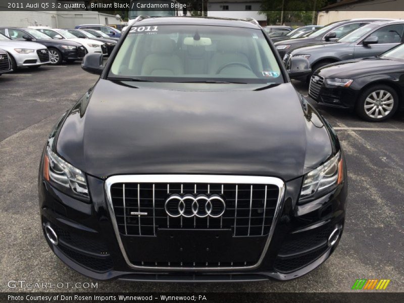 Brilliant Black / Cardamom Beige 2011 Audi Q5 3.2 quattro