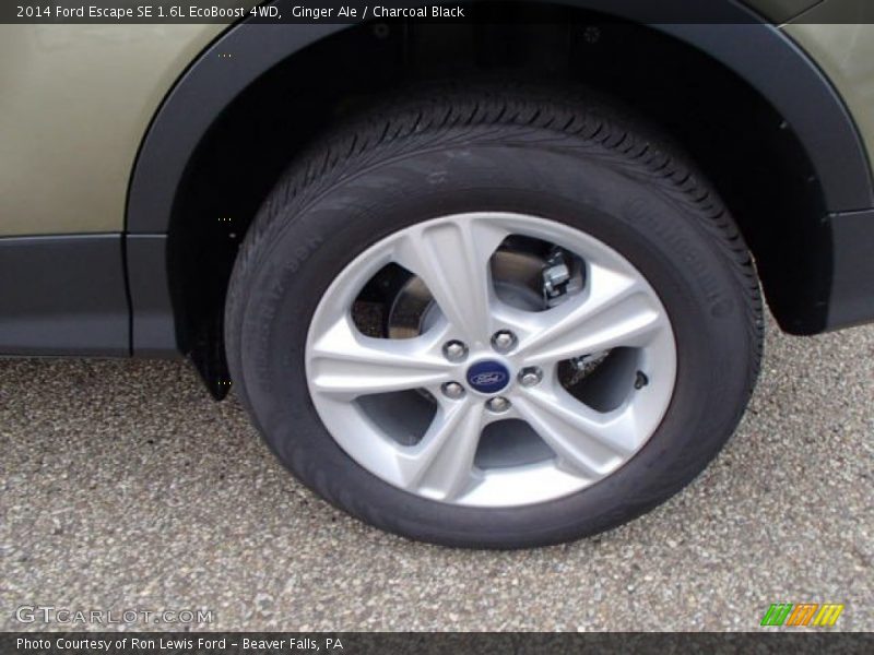 Ginger Ale / Charcoal Black 2014 Ford Escape SE 1.6L EcoBoost 4WD