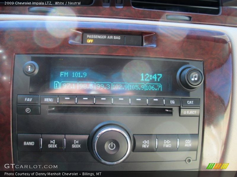 White / Neutral 2009 Chevrolet Impala LTZ