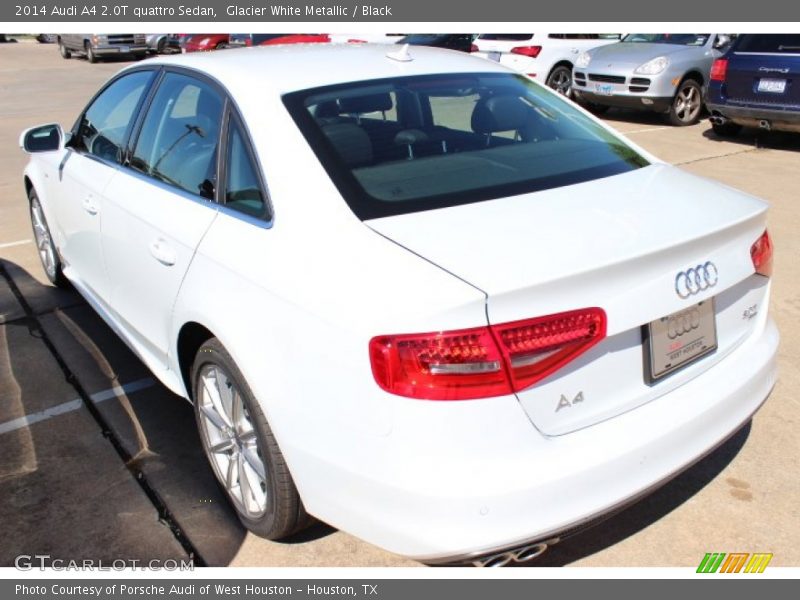 Glacier White Metallic / Black 2014 Audi A4 2.0T quattro Sedan