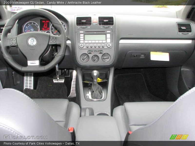 Candy White / Anthracite Black Leather 2009 Volkswagen GLI Sedan