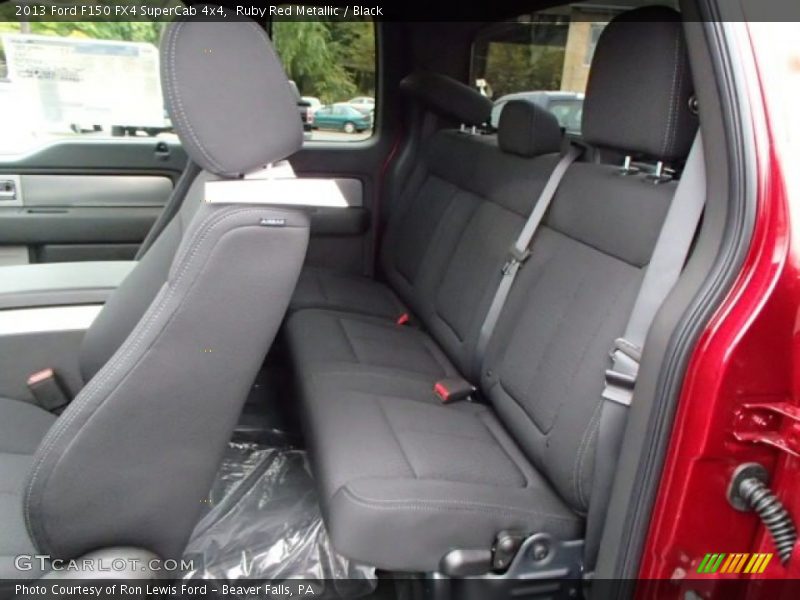 Ruby Red Metallic / Black 2013 Ford F150 FX4 SuperCab 4x4