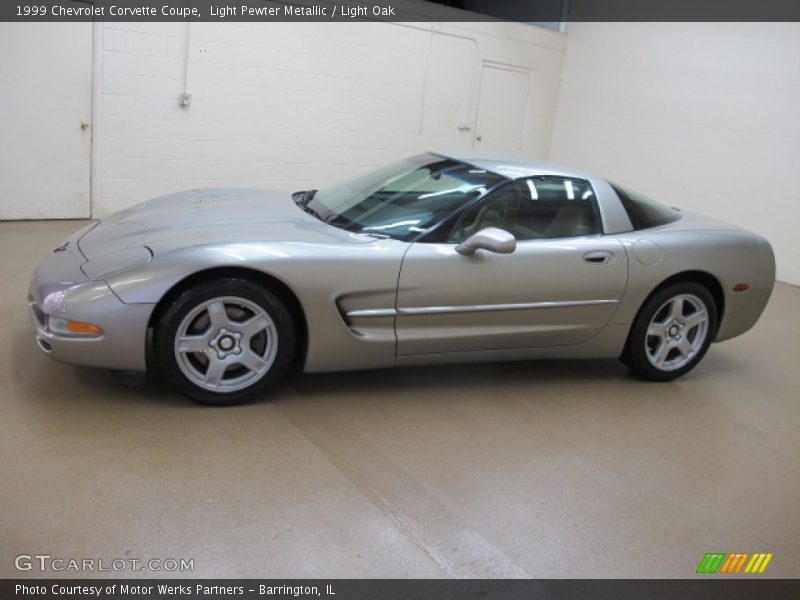 Light Pewter Metallic / Light Oak 1999 Chevrolet Corvette Coupe