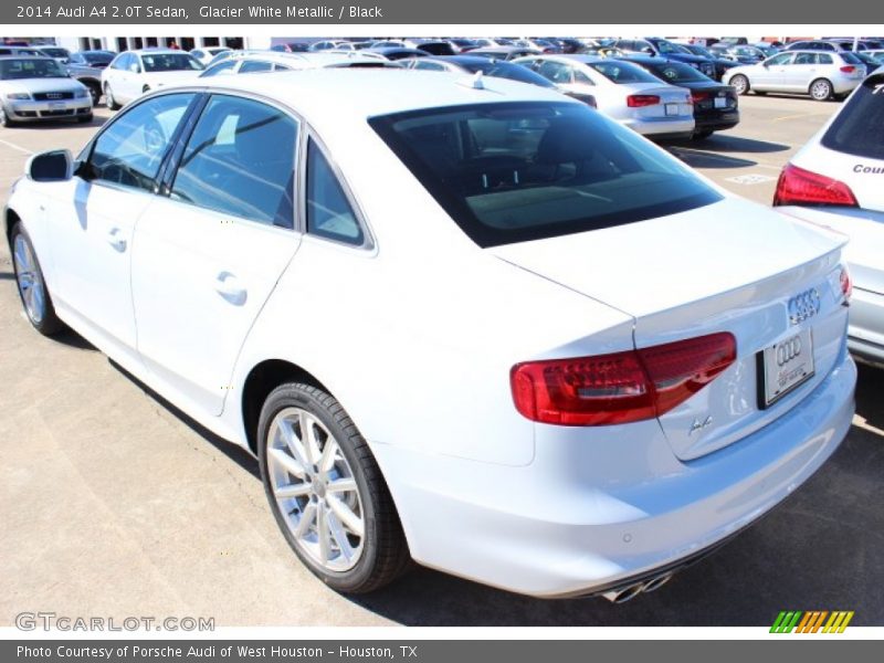 Glacier White Metallic / Black 2014 Audi A4 2.0T Sedan