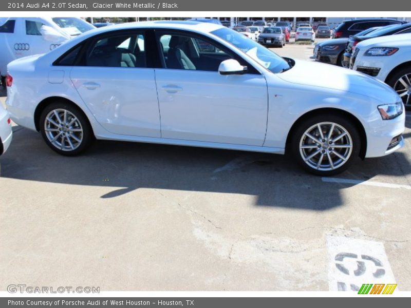 Glacier White Metallic / Black 2014 Audi A4 2.0T Sedan