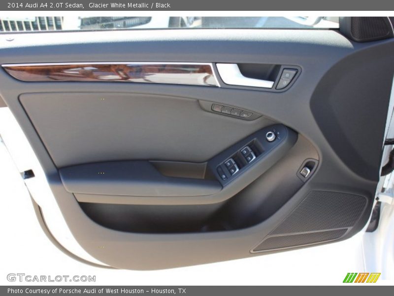 Glacier White Metallic / Black 2014 Audi A4 2.0T Sedan
