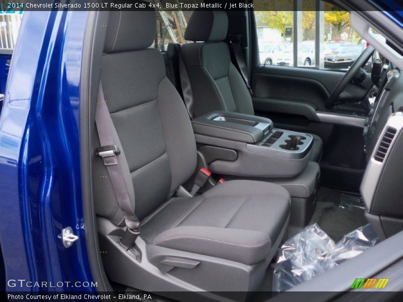 Blue Topaz Metallic / Jet Black 2014 Chevrolet Silverado 1500 LT Regular Cab 4x4