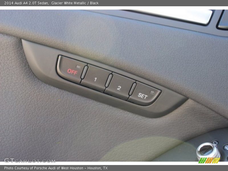 Glacier White Metallic / Black 2014 Audi A4 2.0T Sedan