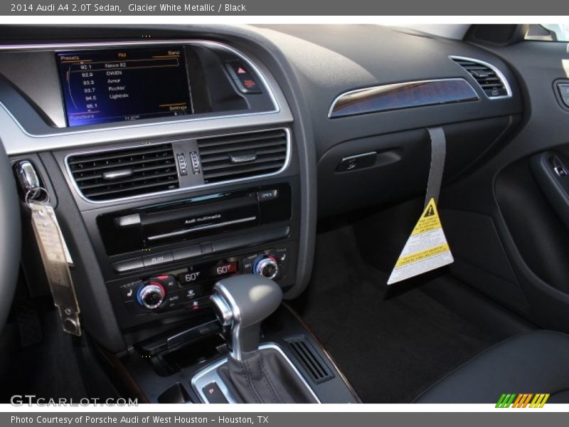 Glacier White Metallic / Black 2014 Audi A4 2.0T Sedan