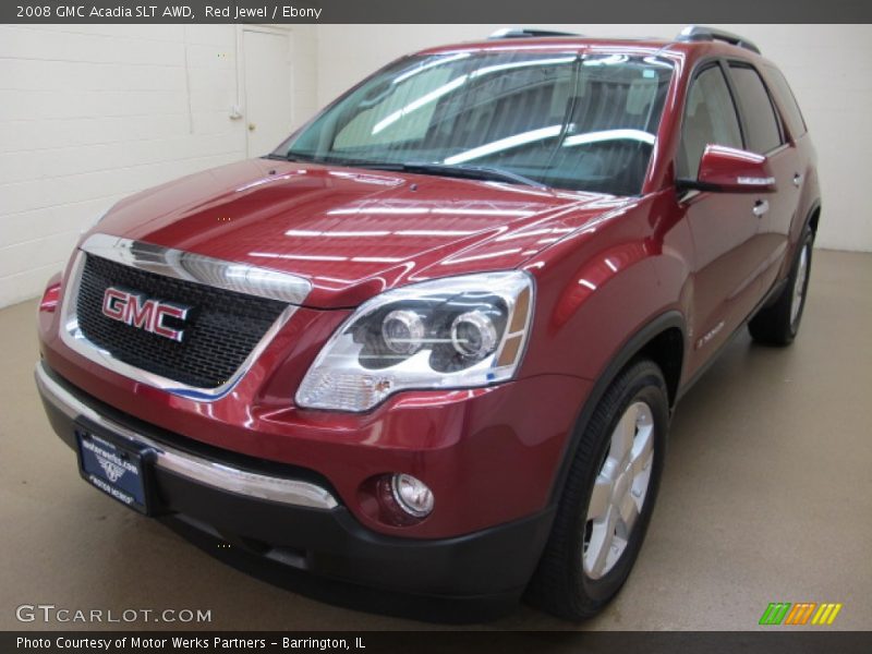 Red Jewel / Ebony 2008 GMC Acadia SLT AWD