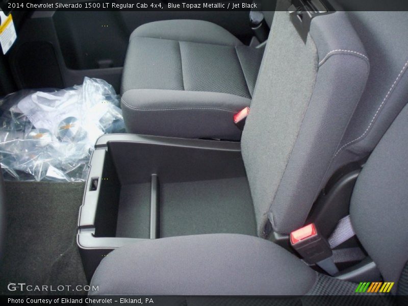 Blue Topaz Metallic / Jet Black 2014 Chevrolet Silverado 1500 LT Regular Cab 4x4