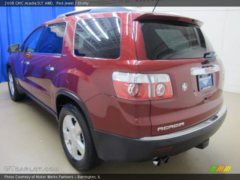 Red Jewel / Ebony 2008 GMC Acadia SLT AWD