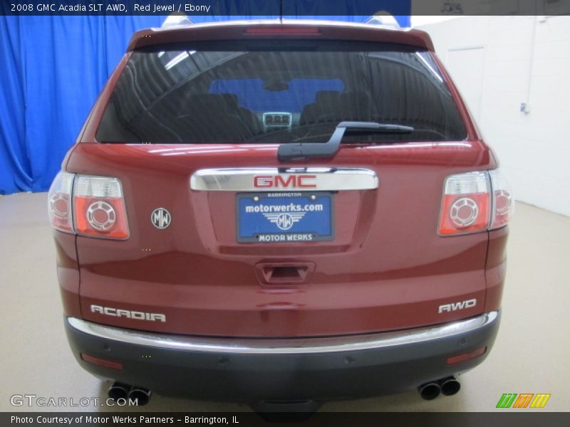 Red Jewel / Ebony 2008 GMC Acadia SLT AWD