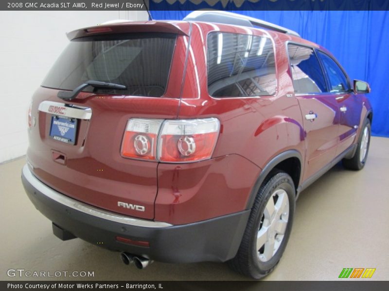 Red Jewel / Ebony 2008 GMC Acadia SLT AWD