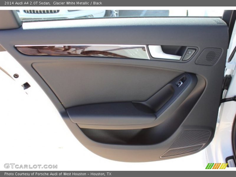 Glacier White Metallic / Black 2014 Audi A4 2.0T Sedan