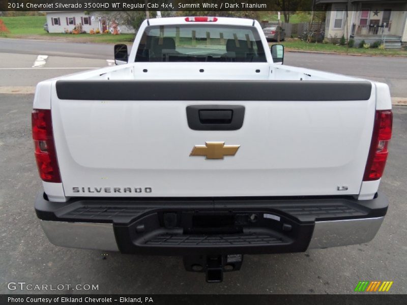 Summit White / Dark Titanium 2014 Chevrolet Silverado 3500HD WT Regular Cab 4x4
