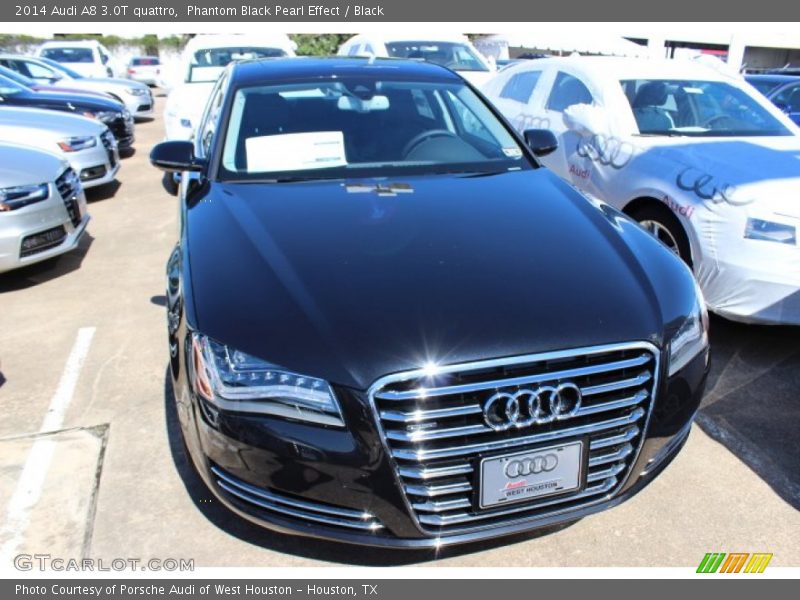 Phantom Black Pearl Effect / Black 2014 Audi A8 3.0T quattro