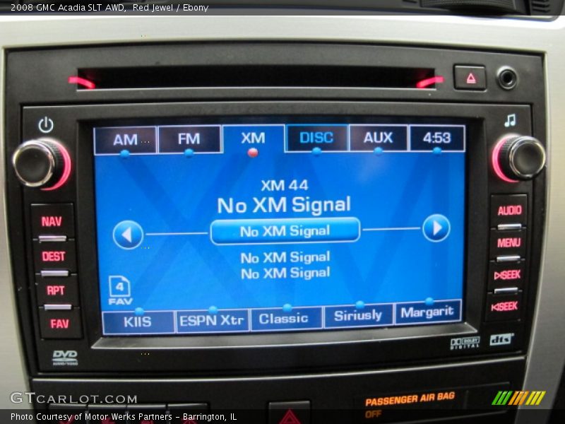 Red Jewel / Ebony 2008 GMC Acadia SLT AWD