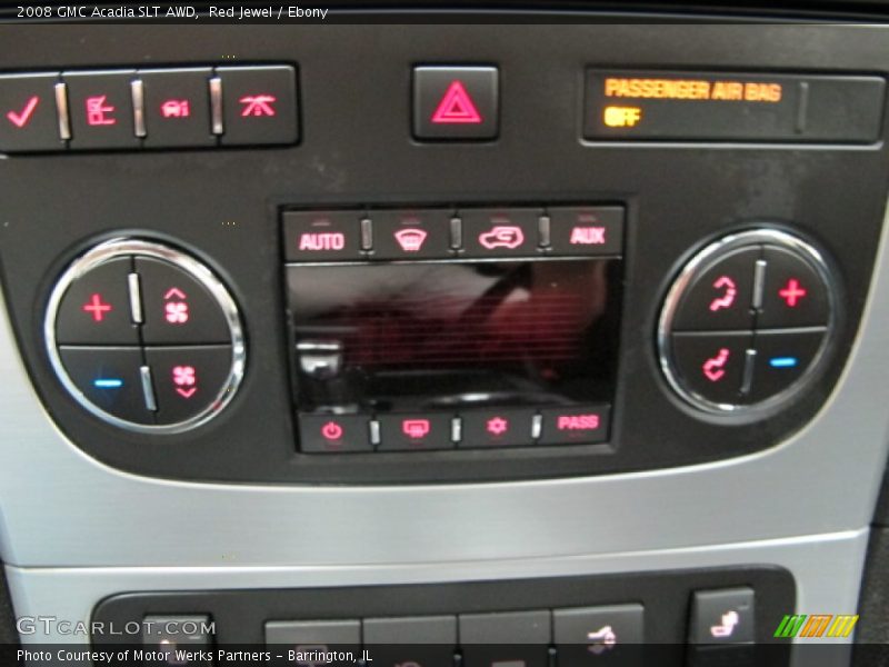 Red Jewel / Ebony 2008 GMC Acadia SLT AWD