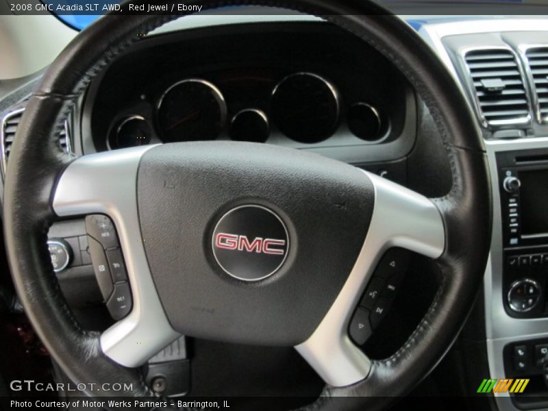 Red Jewel / Ebony 2008 GMC Acadia SLT AWD