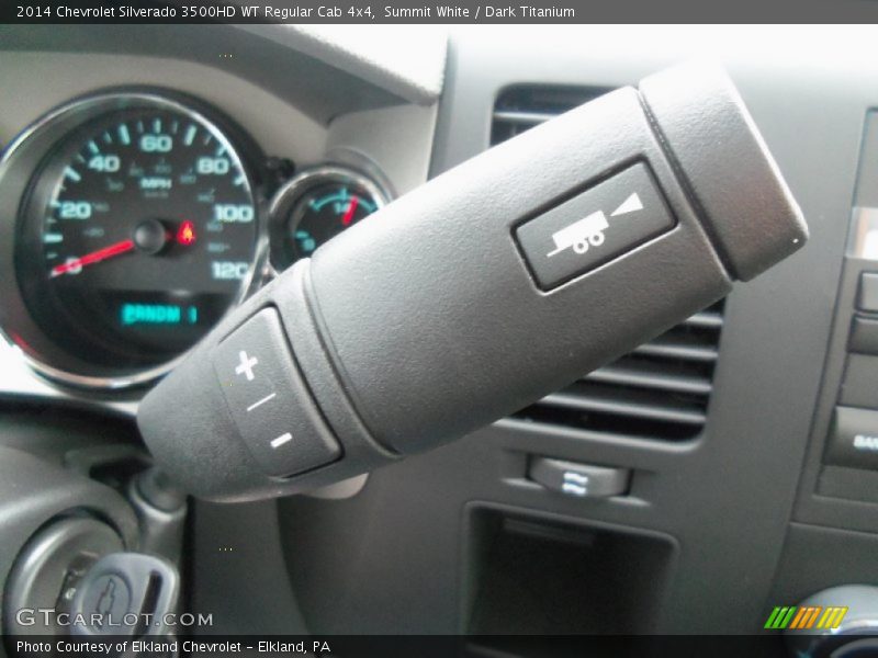 Summit White / Dark Titanium 2014 Chevrolet Silverado 3500HD WT Regular Cab 4x4