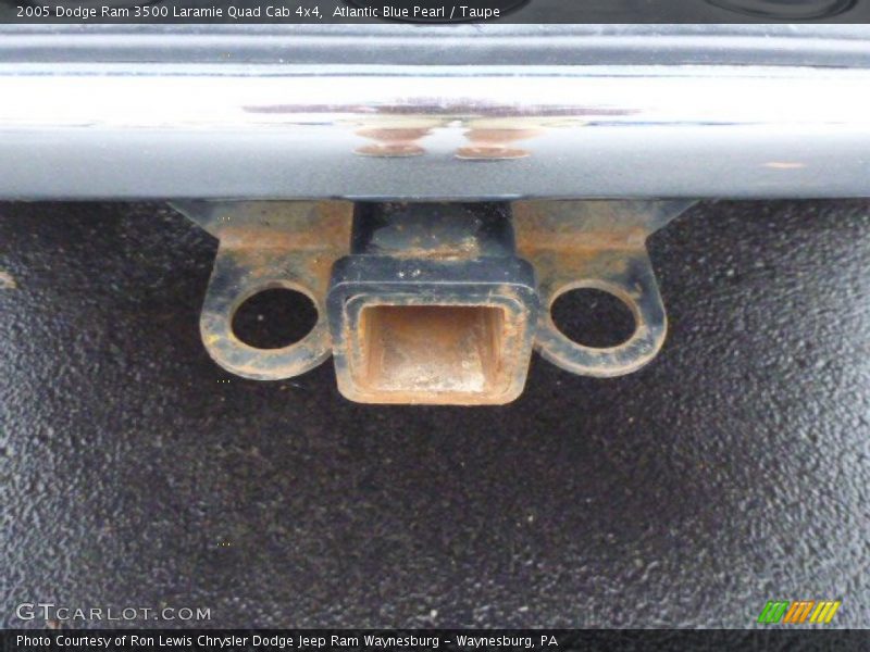 Atlantic Blue Pearl / Taupe 2005 Dodge Ram 3500 Laramie Quad Cab 4x4