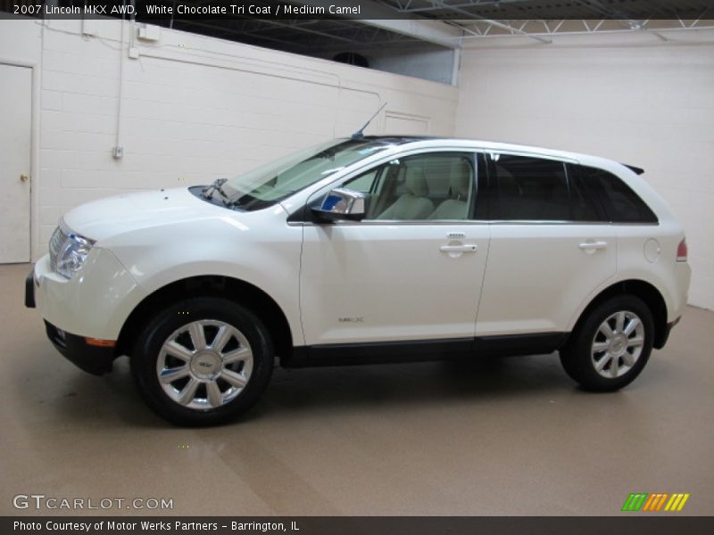 White Chocolate Tri Coat / Medium Camel 2007 Lincoln MKX AWD