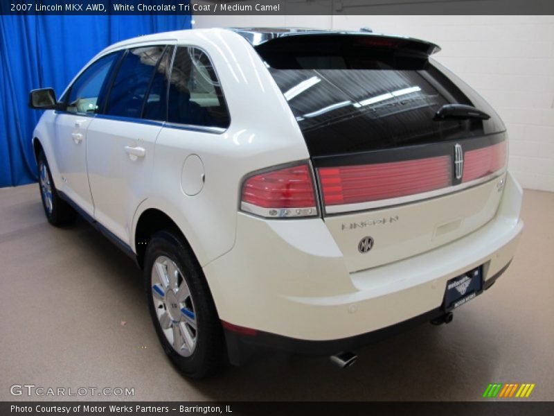 White Chocolate Tri Coat / Medium Camel 2007 Lincoln MKX AWD