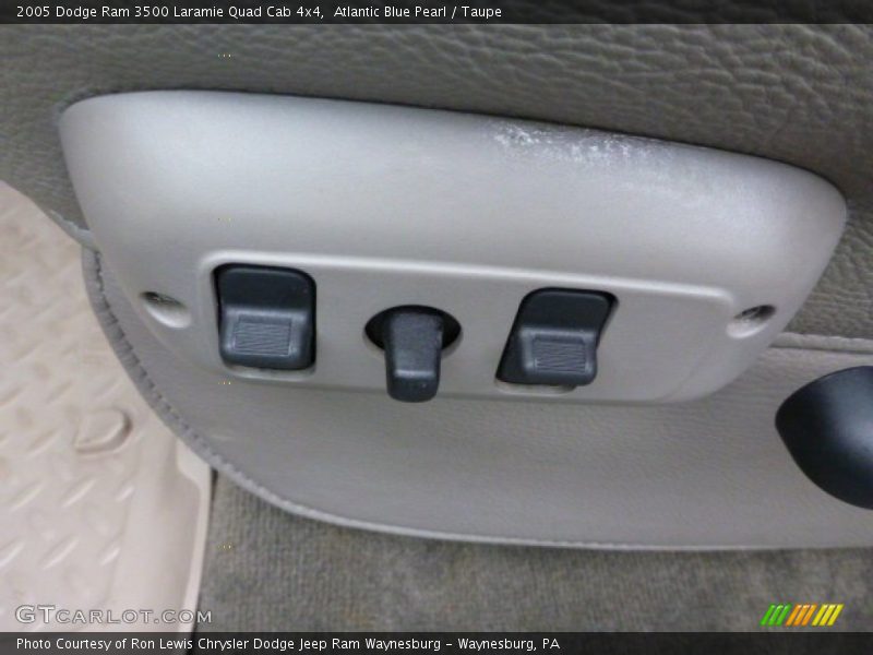 Atlantic Blue Pearl / Taupe 2005 Dodge Ram 3500 Laramie Quad Cab 4x4