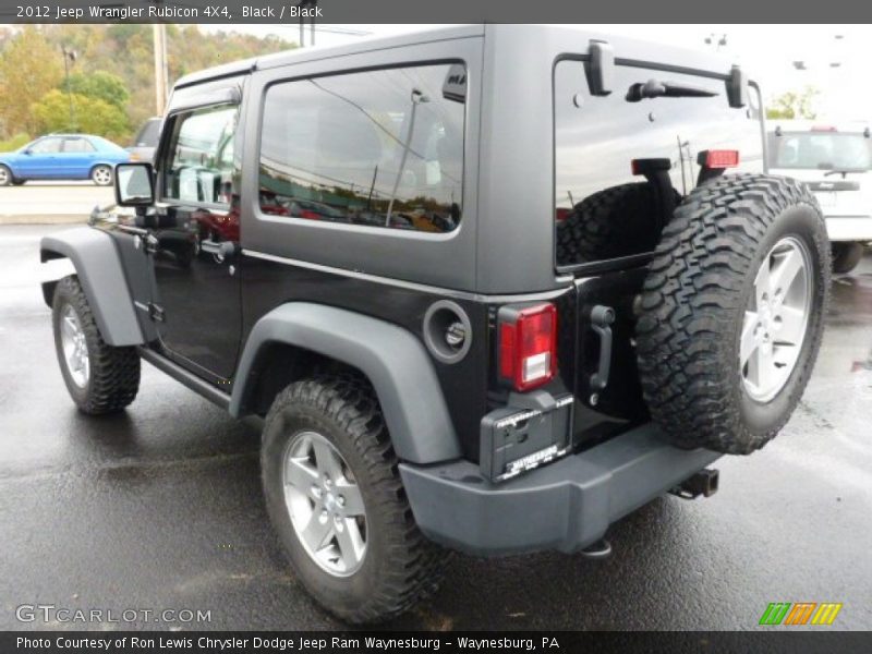 Black / Black 2012 Jeep Wrangler Rubicon 4X4