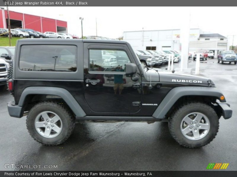 Black / Black 2012 Jeep Wrangler Rubicon 4X4