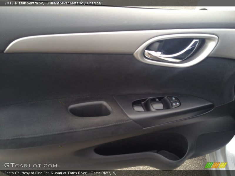 Brilliant Silver Metallic / Charcoal 2013 Nissan Sentra SV