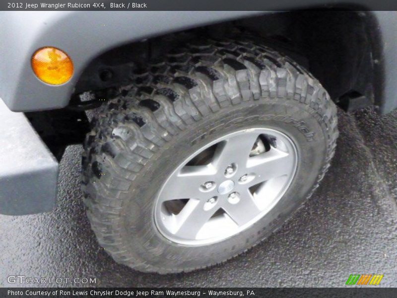 Black / Black 2012 Jeep Wrangler Rubicon 4X4