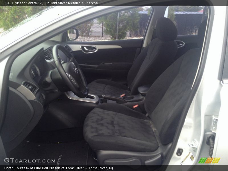 Brilliant Silver Metallic / Charcoal 2013 Nissan Sentra SV