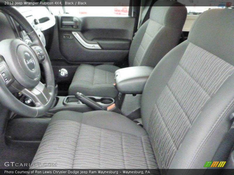 Black / Black 2012 Jeep Wrangler Rubicon 4X4