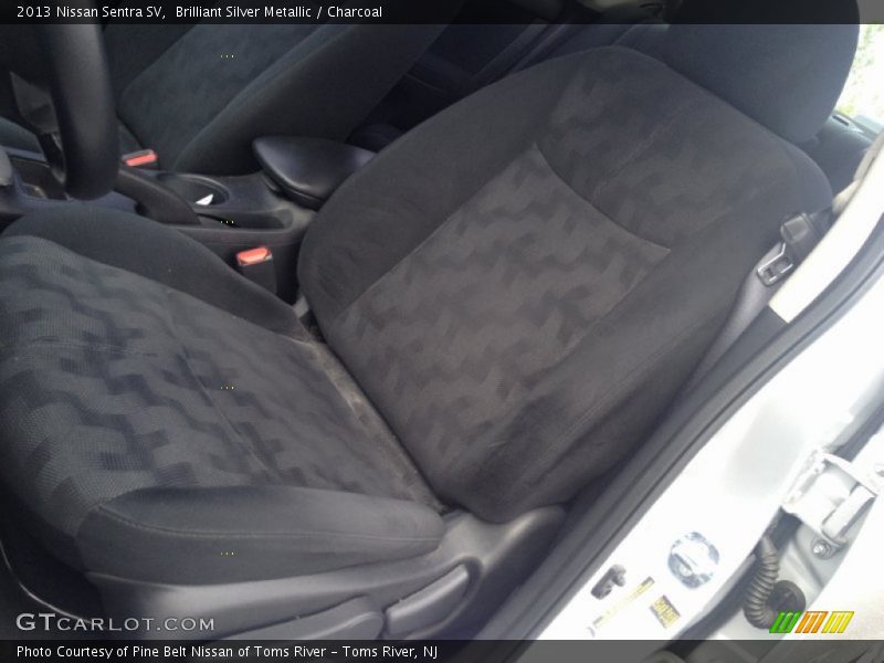 Brilliant Silver Metallic / Charcoal 2013 Nissan Sentra SV