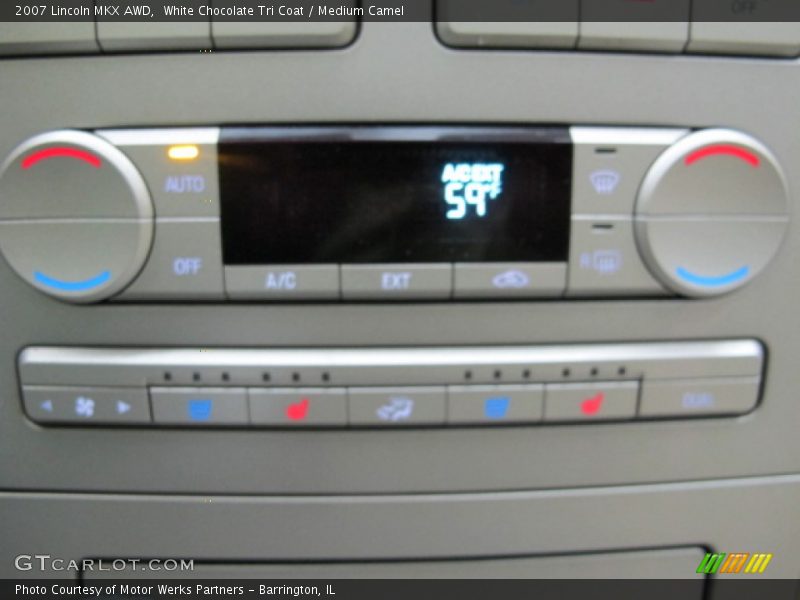 White Chocolate Tri Coat / Medium Camel 2007 Lincoln MKX AWD
