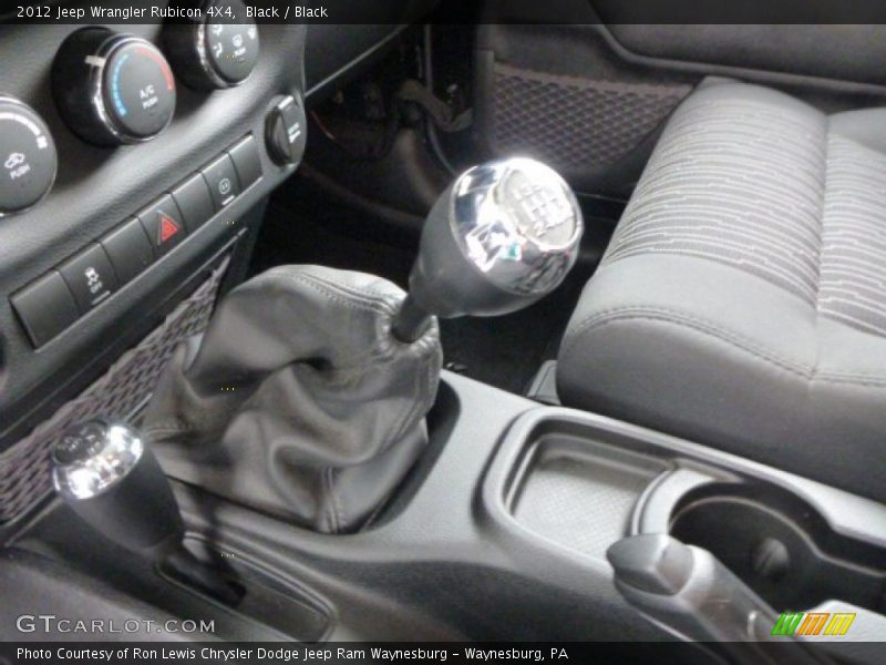 Black / Black 2012 Jeep Wrangler Rubicon 4X4