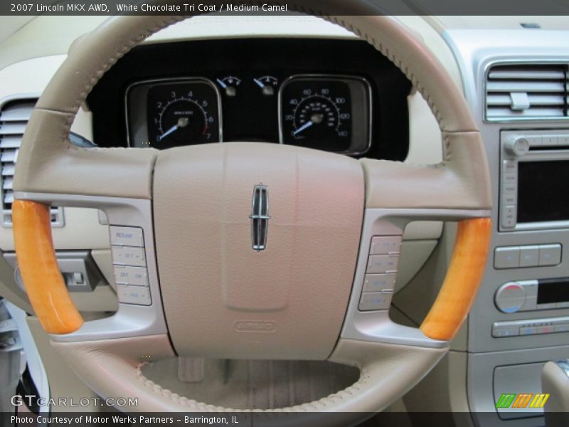 White Chocolate Tri Coat / Medium Camel 2007 Lincoln MKX AWD