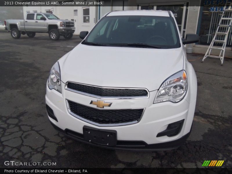 Summit White / Jet Black 2013 Chevrolet Equinox LS AWD