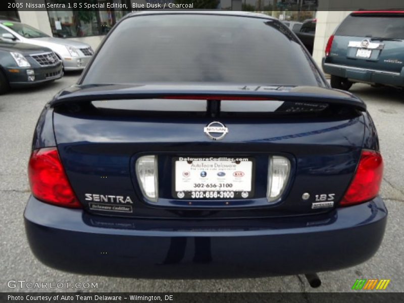 Blue Dusk / Charcoal 2005 Nissan Sentra 1.8 S Special Edition