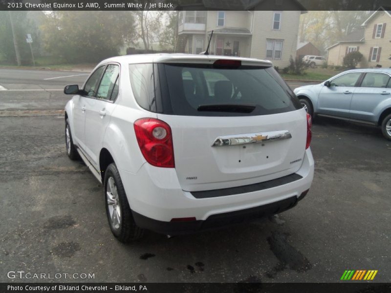 Summit White / Jet Black 2013 Chevrolet Equinox LS AWD