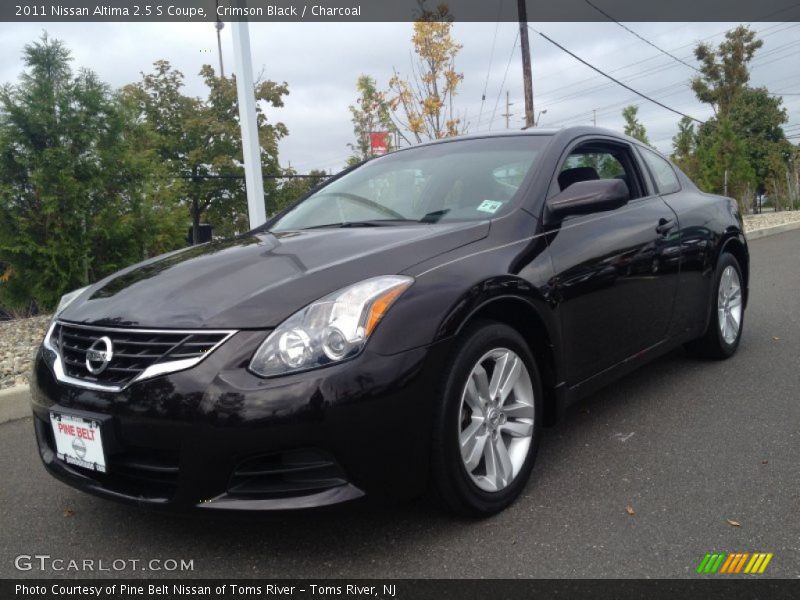 Crimson Black / Charcoal 2011 Nissan Altima 2.5 S Coupe