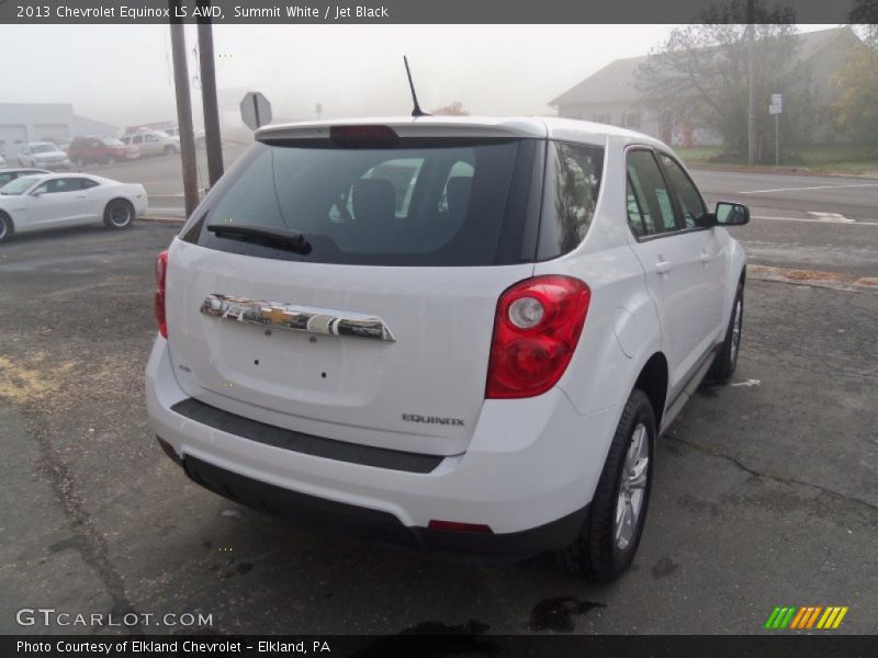 Summit White / Jet Black 2013 Chevrolet Equinox LS AWD