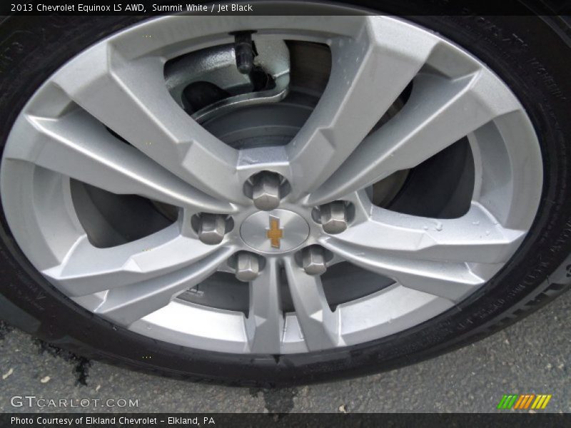 Summit White / Jet Black 2013 Chevrolet Equinox LS AWD