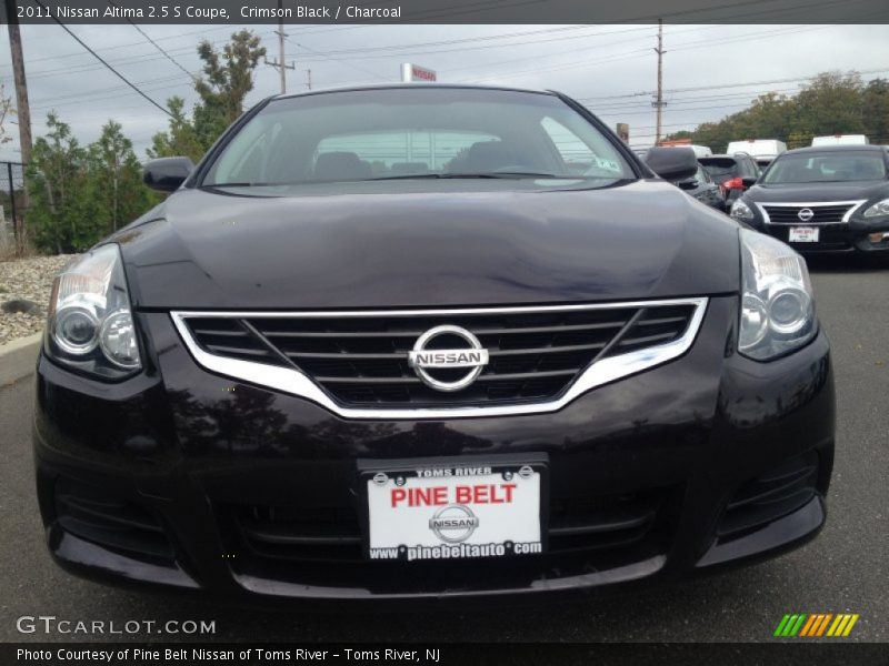 Crimson Black / Charcoal 2011 Nissan Altima 2.5 S Coupe