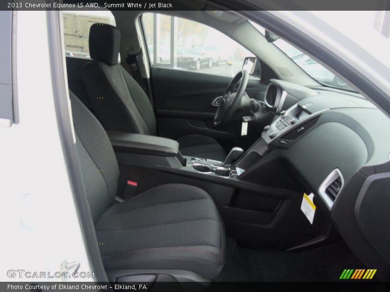 Summit White / Jet Black 2013 Chevrolet Equinox LS AWD